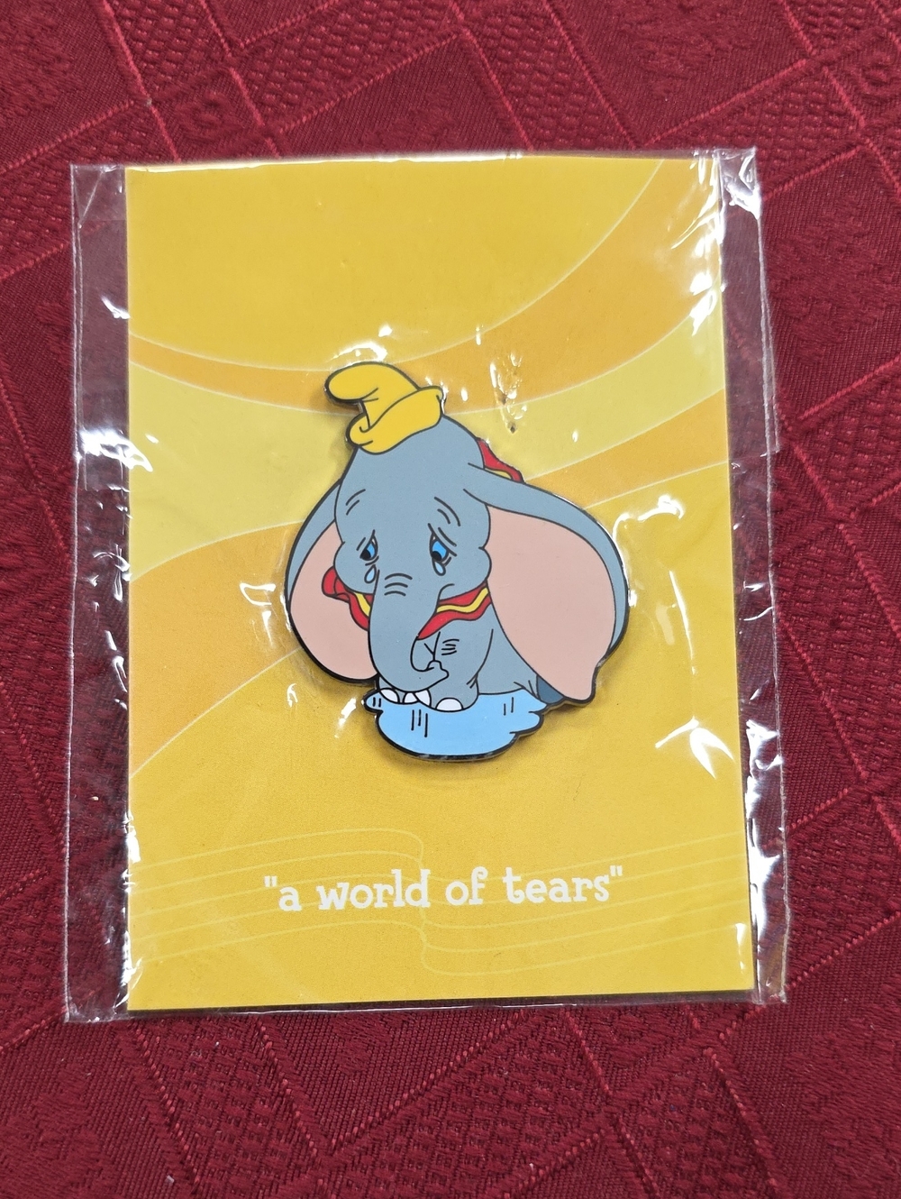 Disney "a World of Tears" Small World Bob Holden Signed LE 2000 Dumbo Pin